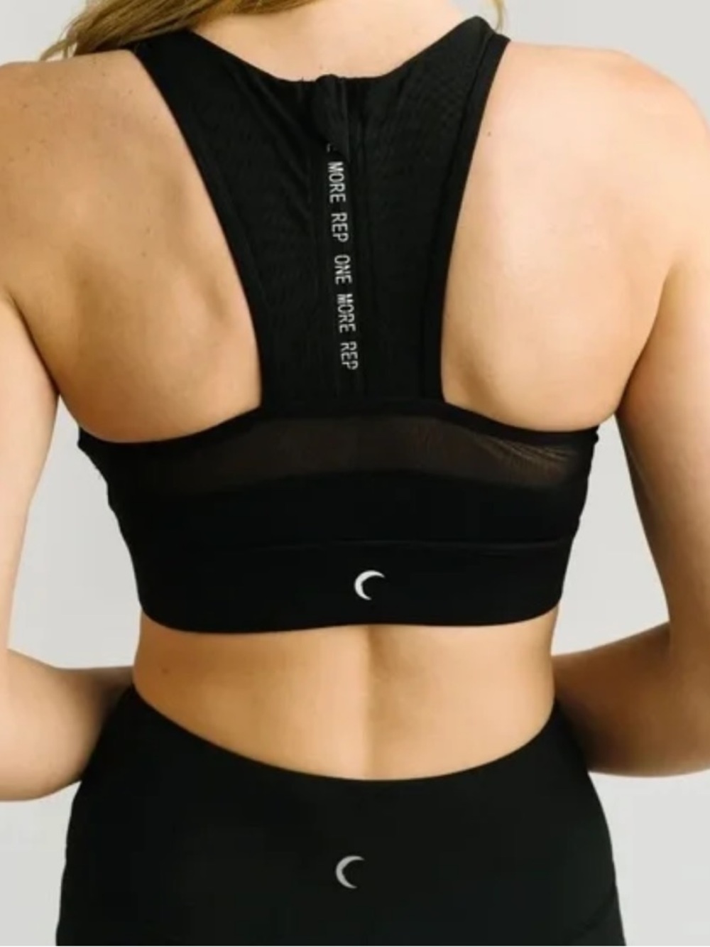 ZYIA Active All Star Sports Bra Top in Black Woman Size M
